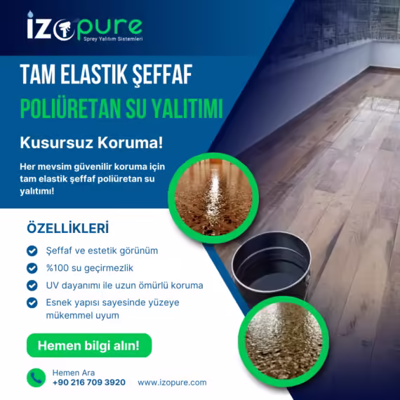 Poliüretan Kaplama Ile Yüzeyleri Aşınmaya, Suya Ve Kimyasallara Karşı Koruyun. Dayanıklı, Esnek Ve Uzun Ömürlü Yalıtım Çözümü