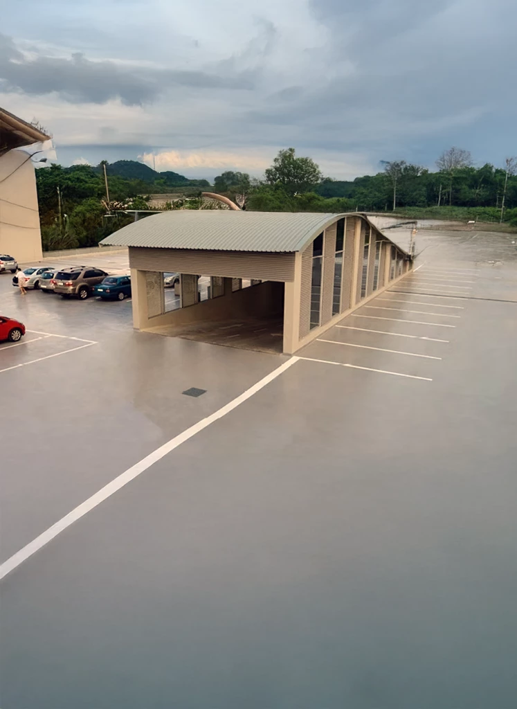 Avm &Amp; Açık Otopark Teras Kaplama 2 Açık Otopark Polyurea Kaplama Zemin Detayı